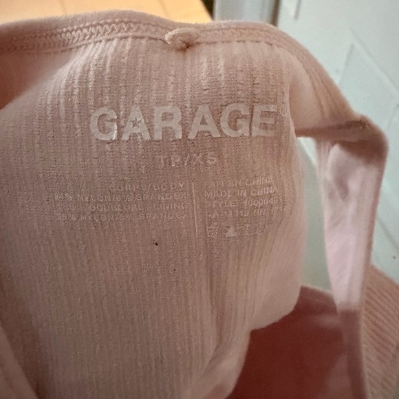 Garage Light Pink Ribbed Tank Top - Picture 3 of 3